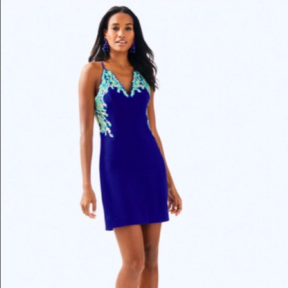 Lilly Pulitzer Size 0 blue dress